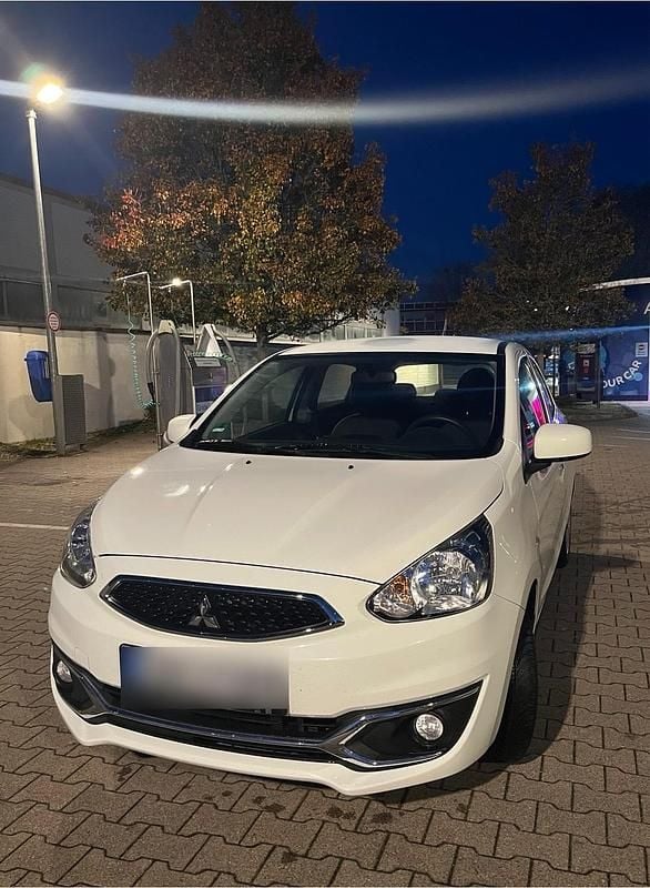 Gebraucht Mitsubishi Space Star 71 PS (52 kW) 2019 Weiß Kleinwagen
