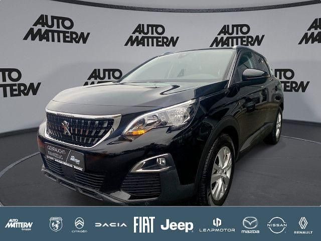 Schwarz Gebraucht 2018 Peugeot 3008 Active SUV | 14.990 € (Fairer Preis) - Bild 1/4