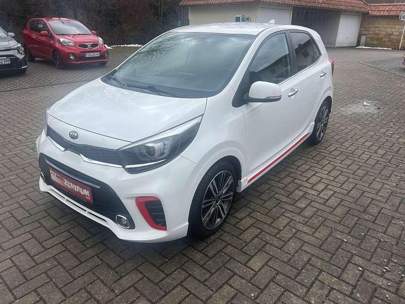 Gebraucht Kia Picanto GT-Line 84 PS (61 kW) 2021 (ud) schneeweiss Kleinwagen