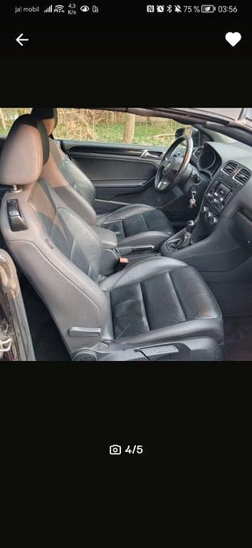 Gebraucht VW Golf Cabriolet Karmann 140 PS (102 kW) 2013 Schwarz Cabrio