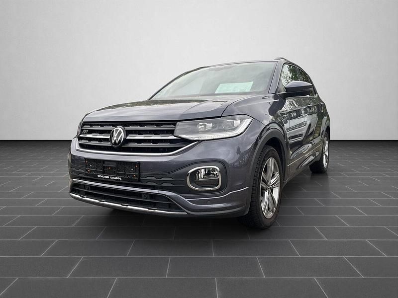 Rauchgrau metallic (metallic) Gebraucht 2022 VW T-Cross R-line SUV | 23.680 € (Fairer Preis) - Bild 1/4