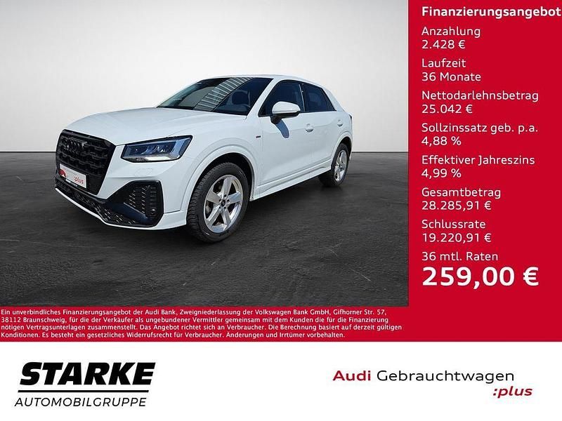 Weiß Gebraucht 2024 Audi Q2 S-Line SUV | 27.470 € (Guter Preis) - Bild 1/4