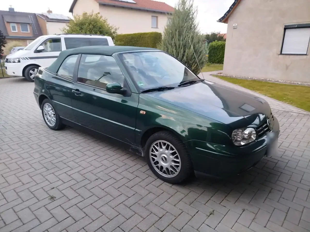 Gebraucht VW Golf Cabriolet 116 PS (85 kW) 1998 Grün Cabrio