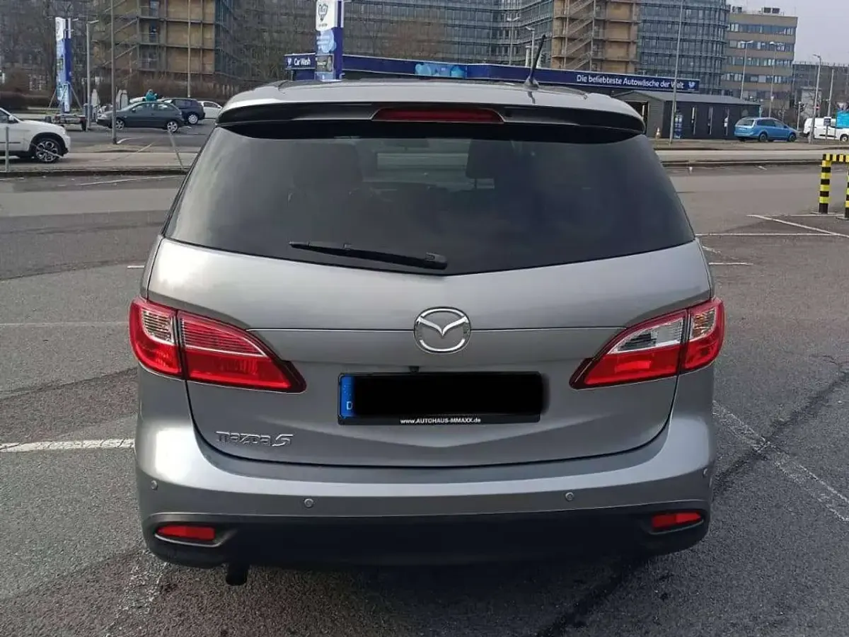 Gebraucht Mazda 5 Sports-Line 150 PS (110 kW) 2012 Grau Van / Kleinbus