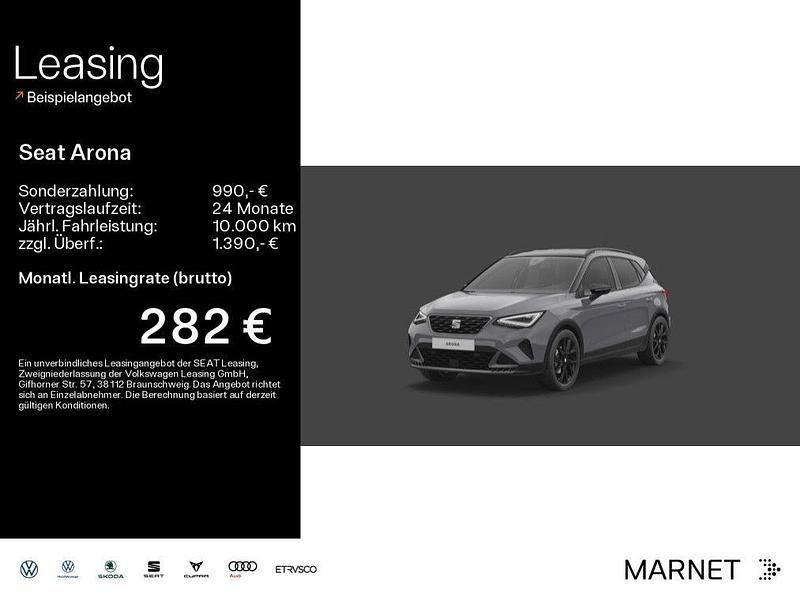 Grau Neu 2025 Seat Arona Black Edition SUV | 27.900 € (Fairer Preis) - Bild 1/4