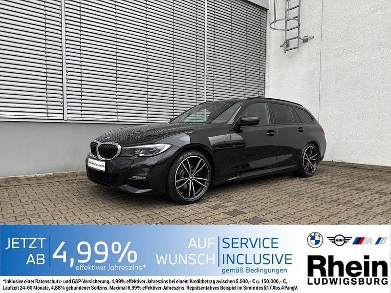 Schwarz Gebraucht 2022 BMW 320 M Sport Kombi | 34.440 € (Fairer Preis) - Bild 1/4