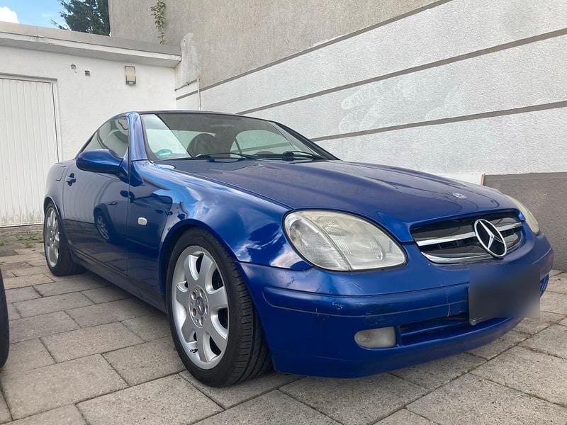 Blau Gebraucht 1999 Mercedes SLK200 Cabrio | 1.950 € (Superpreis) - Bild 1/4