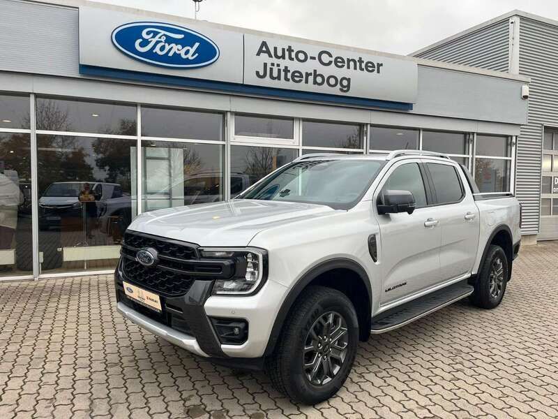 Polarsilber metallic Gebraucht 2023 Ford Ranger Wildtrack Abholung | 46.890 € (Teuer) - Bild 1/4