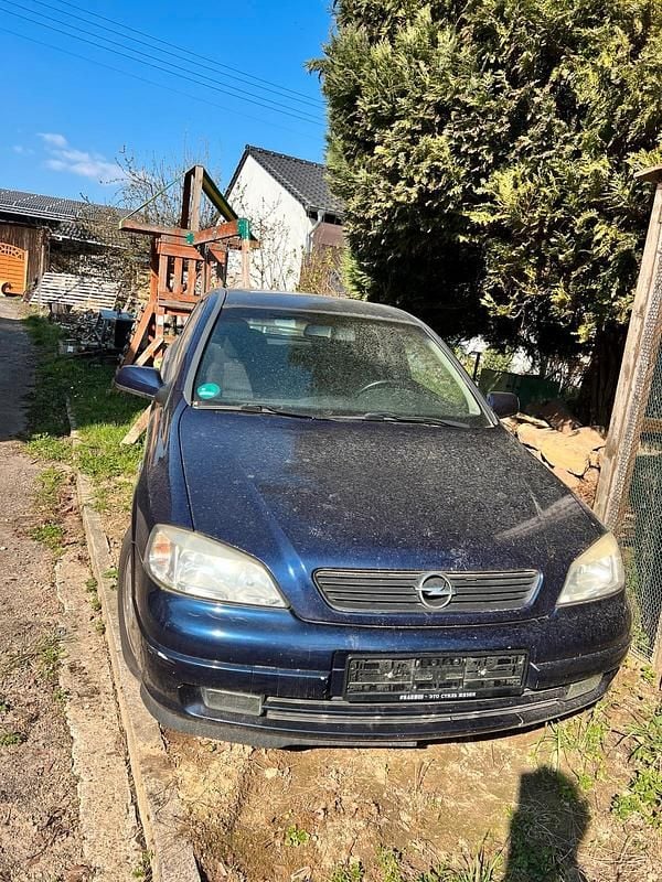 Gebraucht Opel Astra 90 PS (66 kW) 2001 Blau Coupé