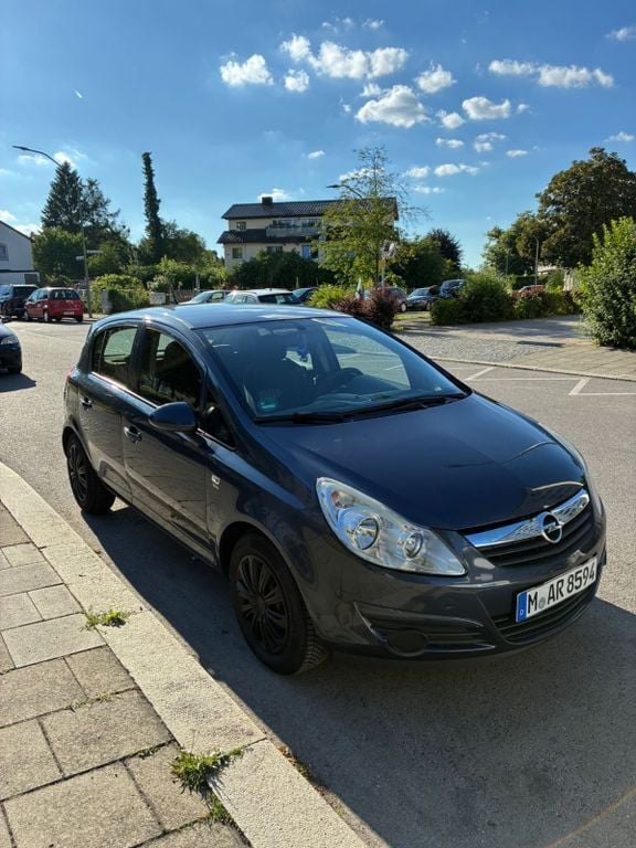 Blau Gebraucht 2008 Opel Corsa Limousine | 2.199 € (Fairer Preis) - Bild 1/4