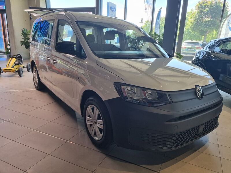 Neu VW Caddy Maxi 122 PS (89 kW) 2025 Weiß Van / Kleinbus