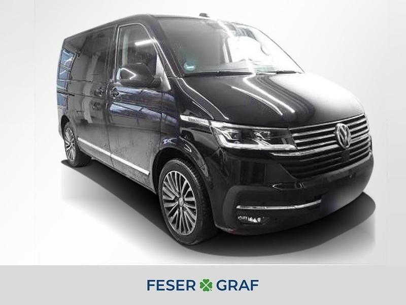 Deep black perleffekt Gebraucht 2021 VW Multivan Generation Six Van | 44.211 € (Etwas zu teuer) - Bild 1/4