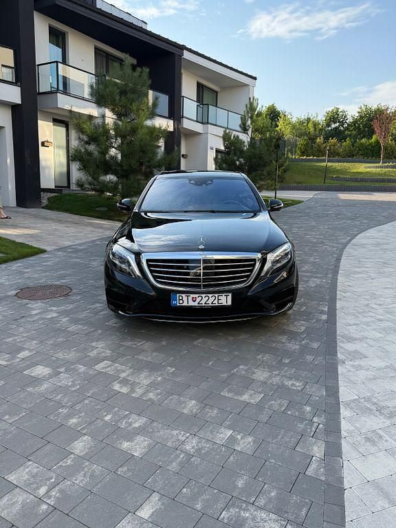 Schwarz Gebraucht 2014 Mercedes S350 AMG line Limousine | 24.999 € - Bild 1/4