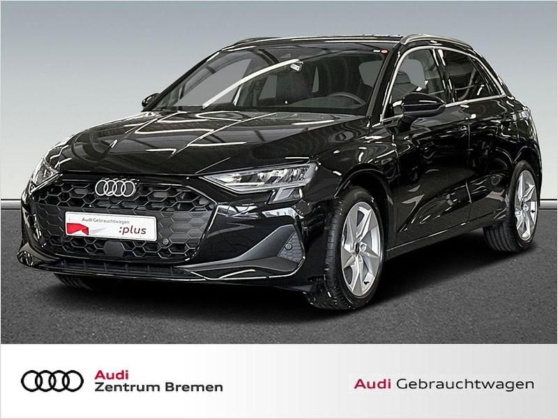 Mythosschwarz metallic Gebraucht 2025 Audi A3 Ambiente Limousine | 30.850 € (Superpreis) - Bild 1/4