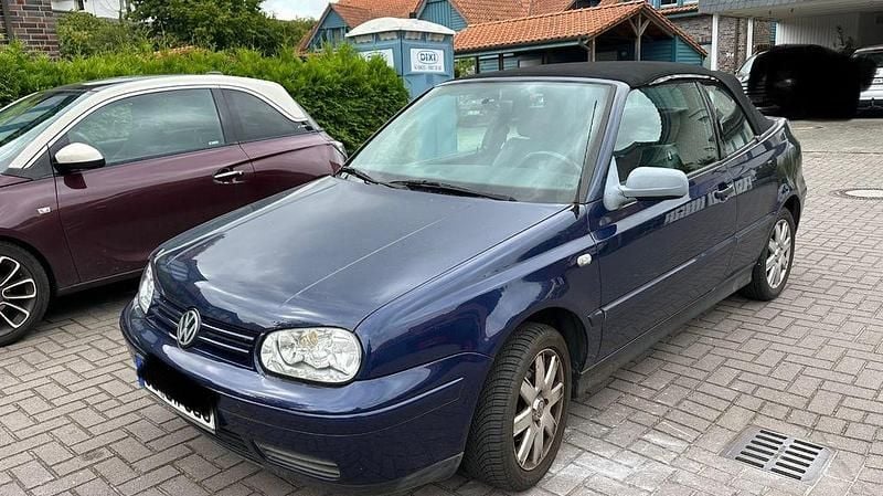 Blau Gebraucht 2000 VW Golf Cabriolet Cabrio | 1.450 € (Superpreis) - Bild 1/4