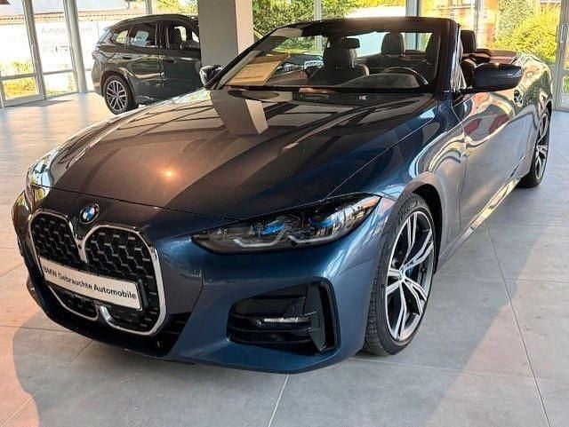 Blau Gebraucht 2021 BMW 430 Cabriolet M Sport Cabrio | 36.500 € (Superpreis) - Bild 1/4
