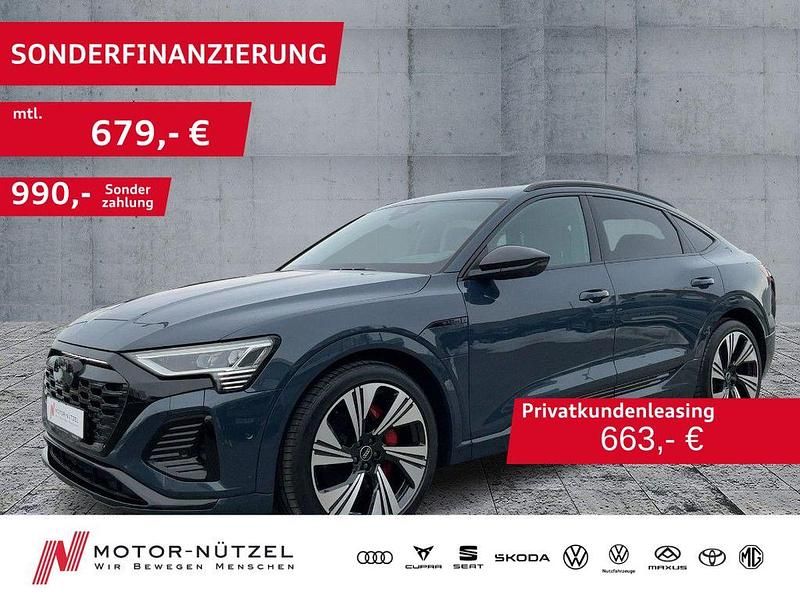 Plasmablau metallic Gebraucht 2023 Audi Q8 Sportback e-tron S-Line SUV | 56.930 € (Fairer Preis) - Bild 1/4