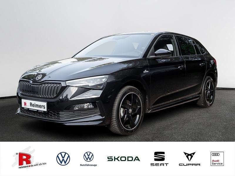 Schwarz Gebraucht 2022 Skoda Scala Monte Carlo Kleinwagen | 16.980 € (Guter Preis) - Bild 1/4