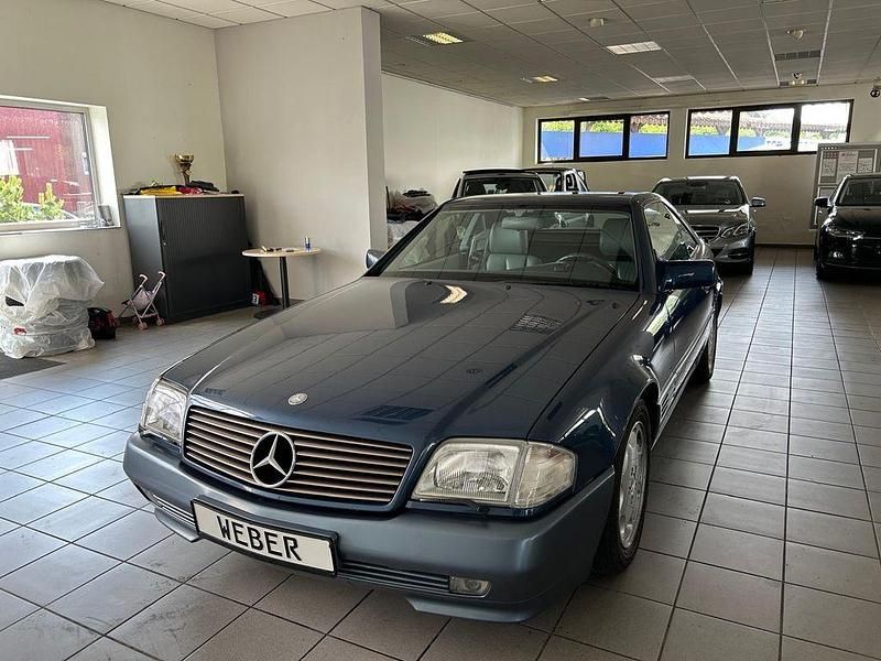 Blau Gebraucht 1990 Mercedes SL300 Cabrio | 19.999 € - Bild 1/4
