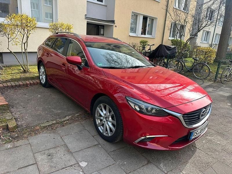 Gebraucht Mazda 6 Exclusive-Line 150 PS (110 kW) 2016 Rubinrot metallic Kombi
