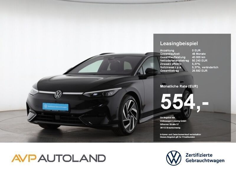 Grenadillschwarz Gebraucht 2024 VW ID.7 Pro Limousine | 50.140 € - Bild 1/4