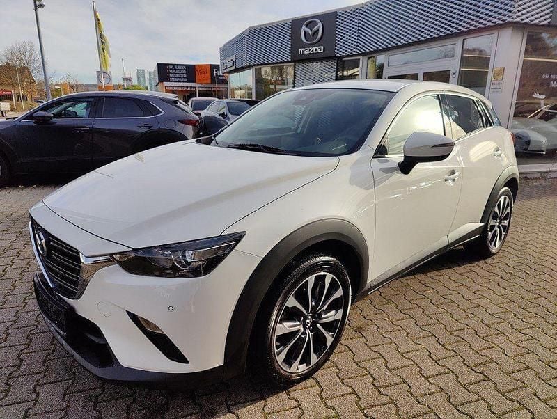 Arctic white Gebraucht 2021 Mazda CX-3 Ad'Vantage SUV | 15.490 € (Guter Preis) - Bild 1/4