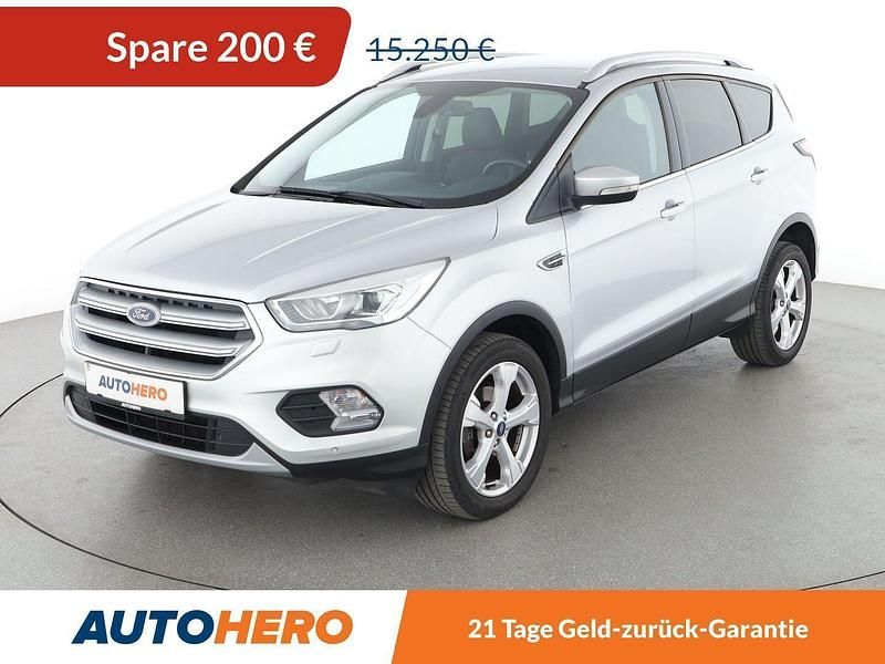 Grau Gebraucht 2018 Ford Kuga Titanium SUV | 14.800 € (Guter Preis) - Bild 1/3