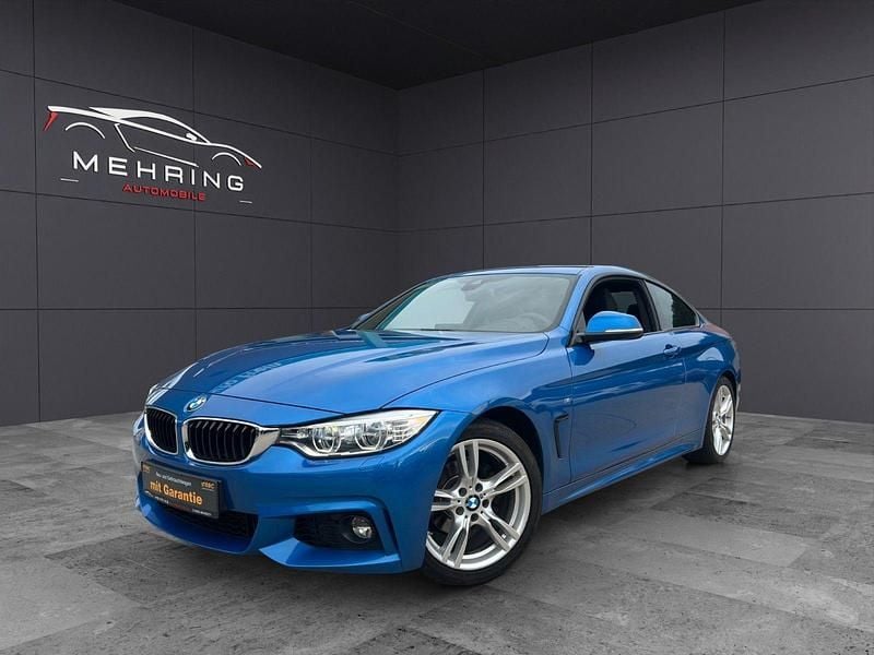 Blau Gebraucht 2017 BMW 420 M Sport Coupé | 20.880 € - Bild 1/4