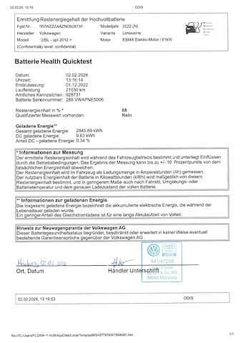 Gebraucht VW e-up! Style 61 kW (83 PS) 2022 Kleinwagen