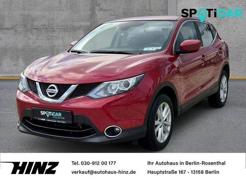 New red (m) (rot) (metallic) Gebraucht 2017 Nissan Qashqai Acenta SUV | 12.990 € (Guter Preis) - Bild 1/4