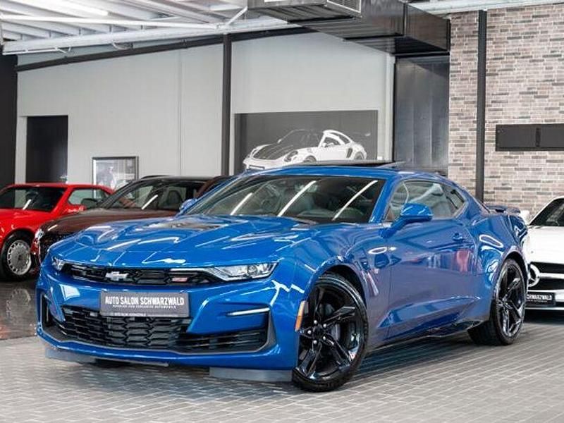 Blue metallic Gebraucht 2021 Chevrolet Camaro Coupé | 47.990 € (Fairer Preis) - Bild 1/4