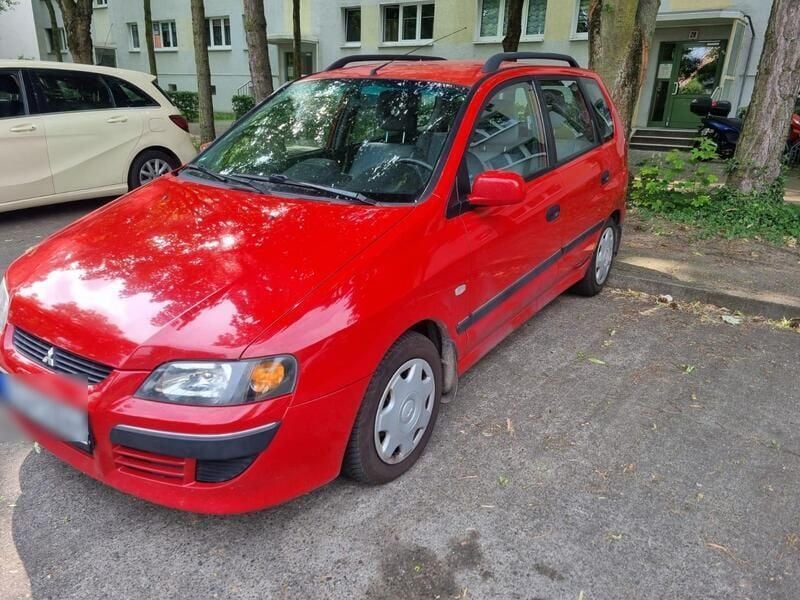 Rot Gebraucht 2003 Mitsubishi Space Star Top Kleinwagen | 1.499 € - Bild 1/4
