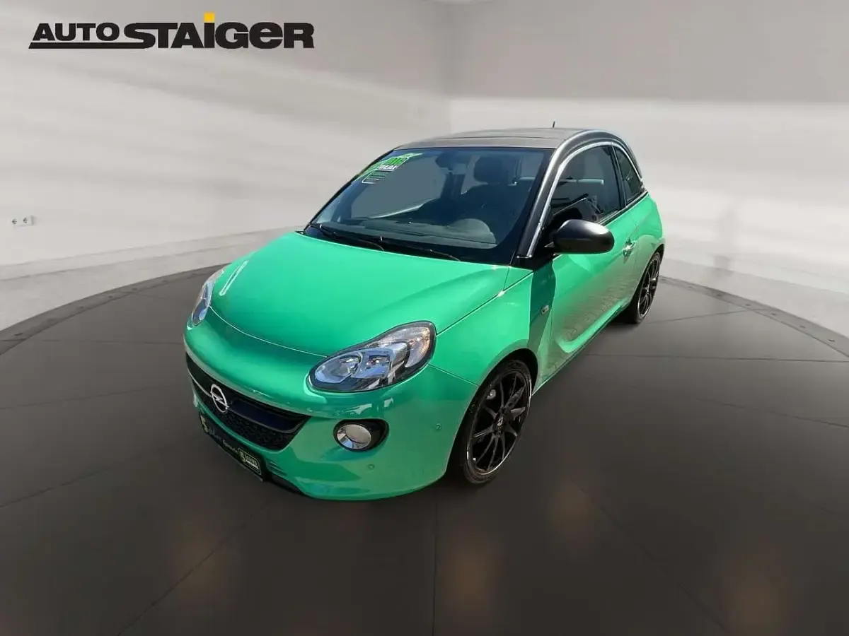 Gebraucht Opel Adam Open Air 90 PS (66 kW) 2015 Caribbean grün Kleinwagen