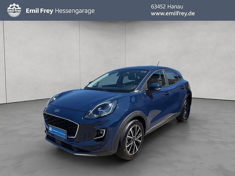 Blau Gebraucht 2022 Ford Puma Titanium SUV | 15.250 € (Superpreis) - Bild 1/4
