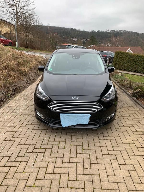 Schwarz Gebraucht 2016 Ford C-MAX Titanium Van / Kleinbus | 11.800 € (Fairer Preis) - Bild 1/4