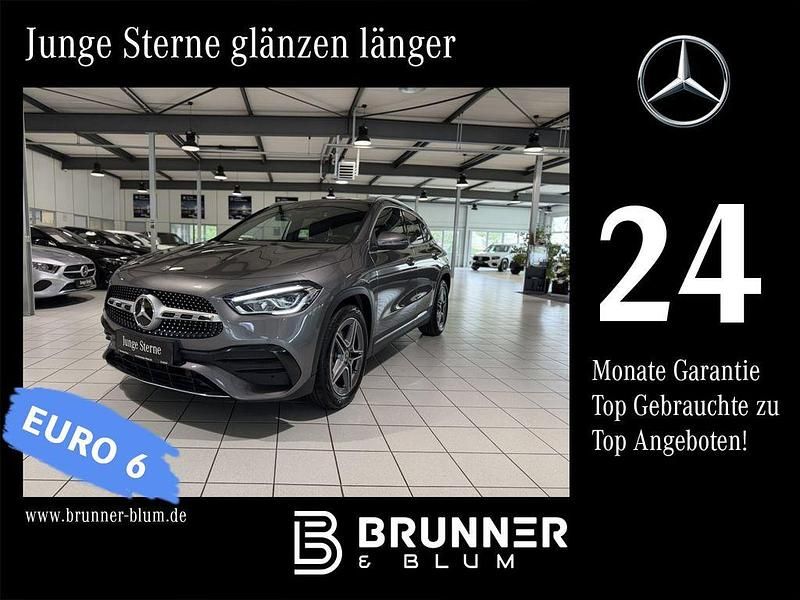 Lack mountaingrau Gebraucht 2022 Mercedes GLA200 AMG line SUV | 35.490 € (Fairer Preis) - Bild 1/4