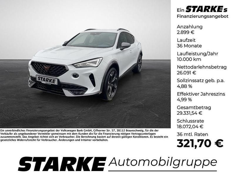 Gebraucht Cupra Formentor 204 PS (150 kW) 2024 Weiß ("nevada" weiss) SUV