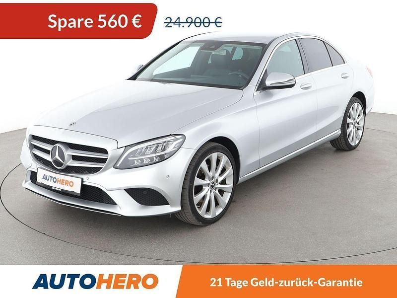 Silber Gebraucht 2018 Mercedes C220 Avantgarde Limousine | 24.100 € (Guter Preis) - Bild 1/3