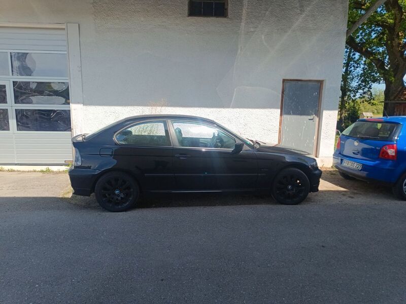 Schwarz Gebraucht 2003 BMW 316 Compact M Sport Kleinwagen | 1.200 € (Superpreis) - Bild 1/4