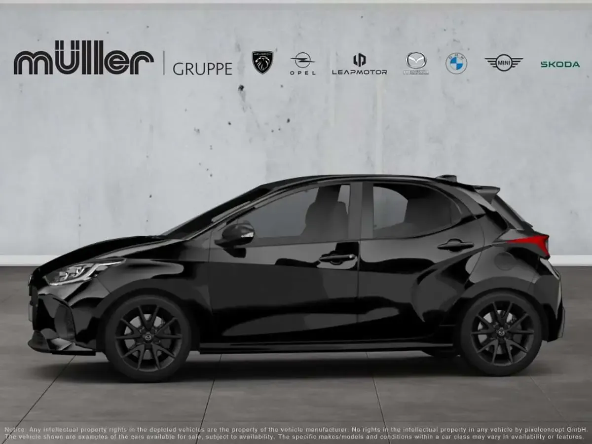 Neu Mazda 2 Exclusive-Line 116 PS (85 kW) 2026 Schwarz Kleinwagen