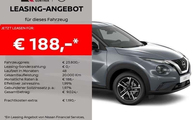 Grau Neu 2025 Nissan Juke N-Connecta SUV | 23.800 € (Guter Preis) - Bild 1/4