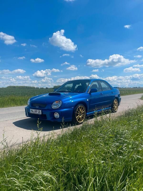 Blau Gebraucht 2002 Subaru Impreza Limousine | 7.990 € - Bild 1/4