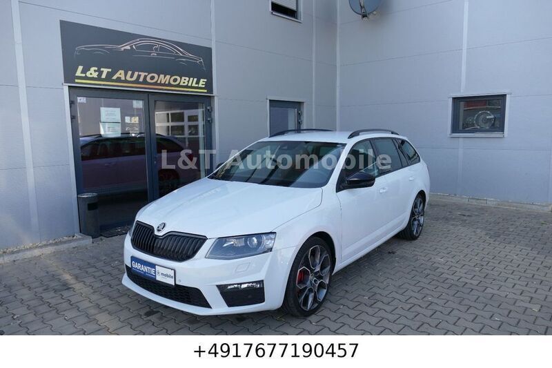 Weiß Gebraucht 2015 Skoda Octavia RS Kombi | 9.450 € - Bild 1/4