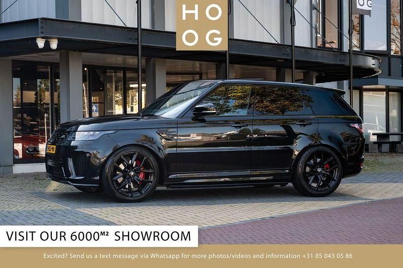 Schwarz Gebraucht 2020 Land Rover Range Rover Sport SVR SUV | 75.246 € (Teuer) - Bild 1/4