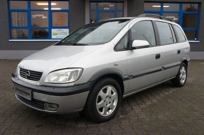 Grau Gebraucht 2000 Opel Zafira Elegance Van / Kleinbus | 1.950 € (Fairer Preis) - Bild 1/4