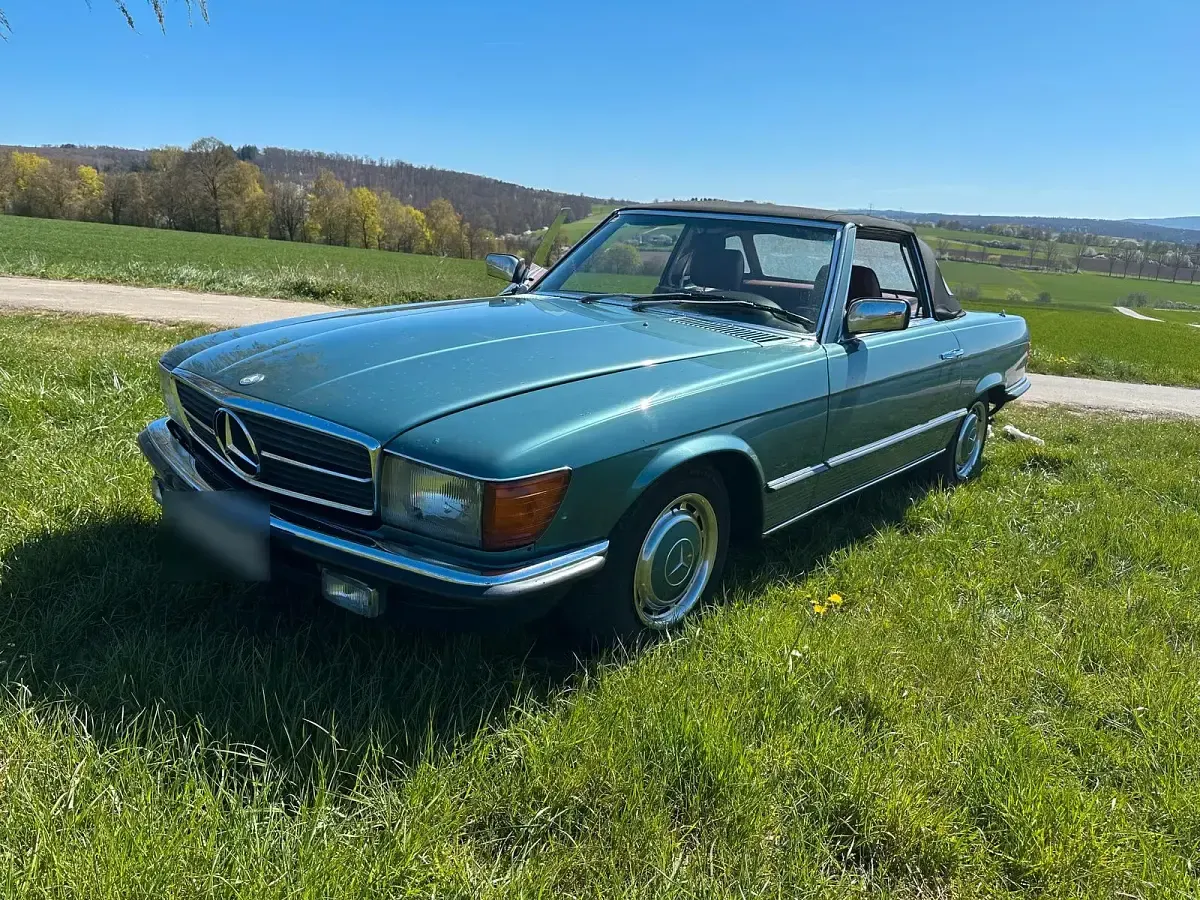 Gebraucht Mercedes SL280 185 PS (136 kW) 1981 Grün Cabrio