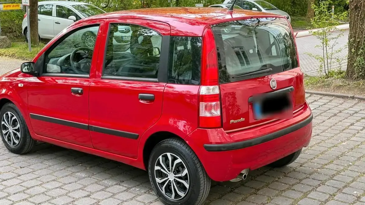 Usata Fiat Panda 2009 Rosso Utilitaria