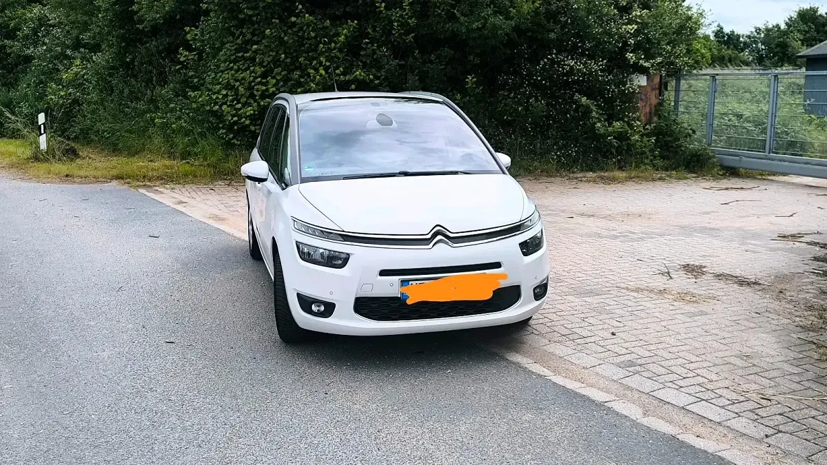 Gebraucht Citroën Grand C4 Picasso SELECTION 120 PS (88 kW) 2016 Weiß Van / Kleinbus