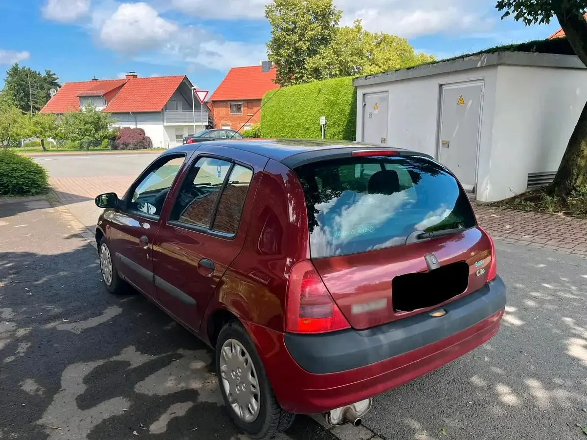 Gebraucht Renault Clio 1999 Rot Kleinwagen