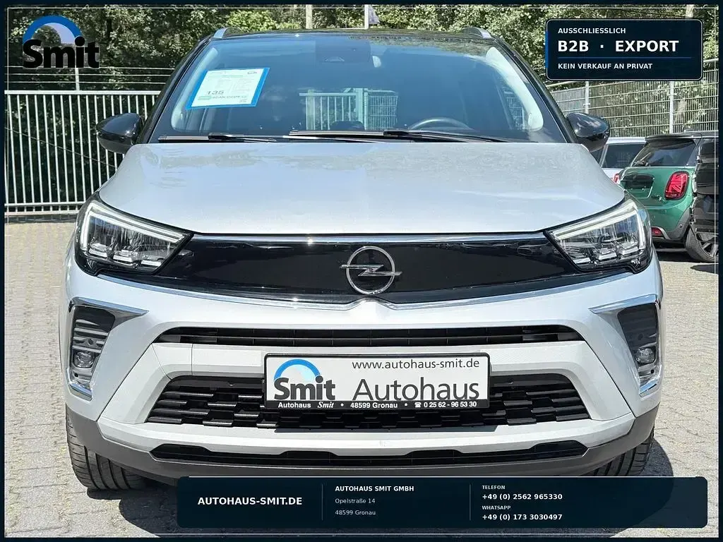 Gebraucht Opel Crossland Elegance 110 PS (80 kW) 2023 Silber SUV